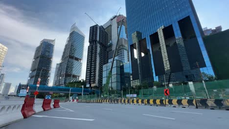 singapore skyline buildings skyscrapers downtown tall building