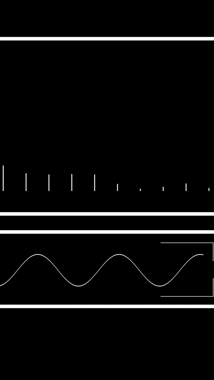 Animation of digital data processing over black background