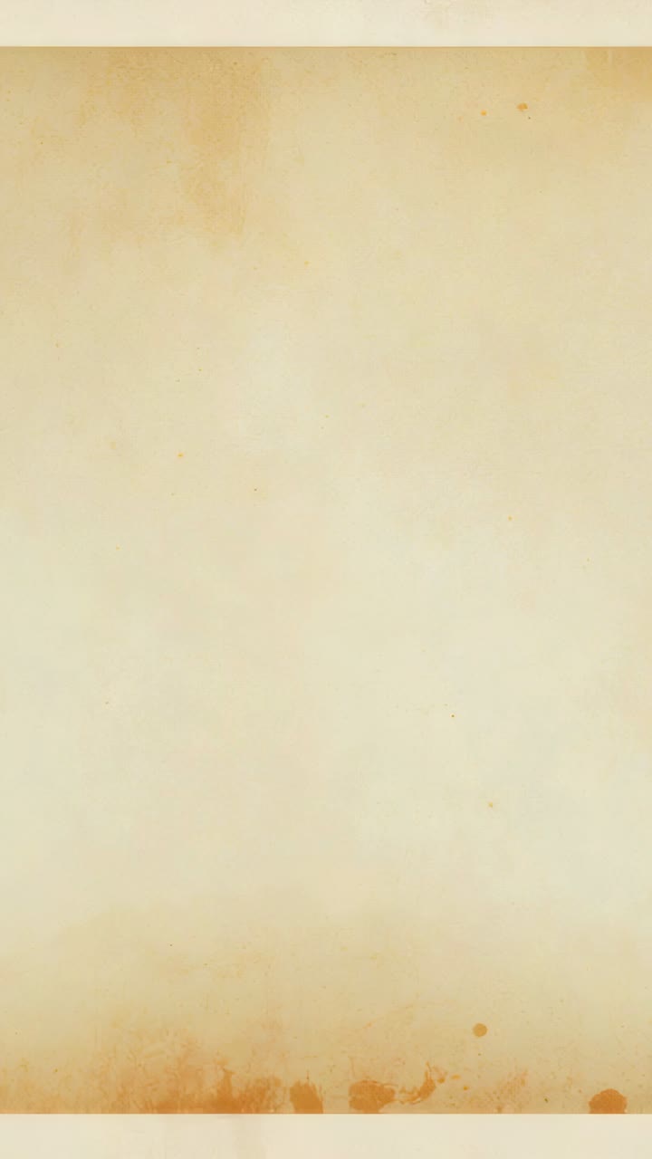 Vertical video: Showing single aged parchment turning on table with corner lifting, exposing stains