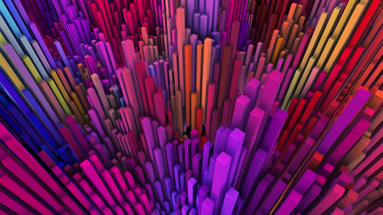 fondo de cubos de baile colorido 3d