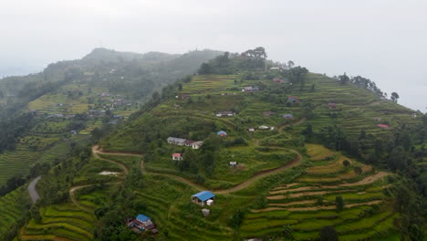 Rice-Terraces-On-Misty-Mountains-In-Nepal