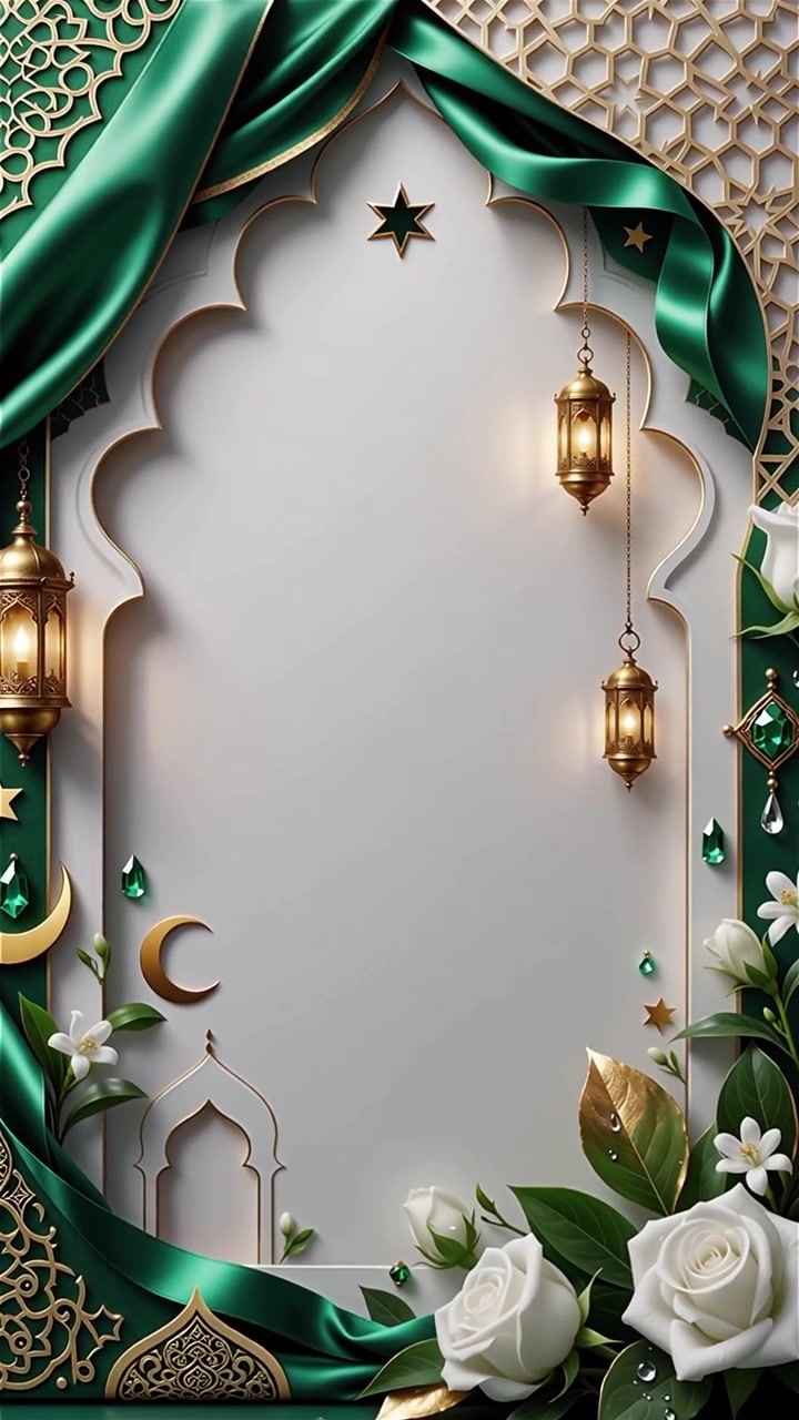 Compleanno del Profeta Maometto Mawlid al-Nabi Sfondo Islamico