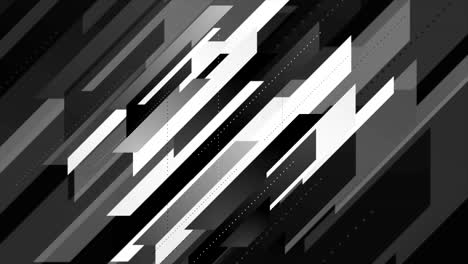 animación de video de tecnología minimal geométrica abstracta