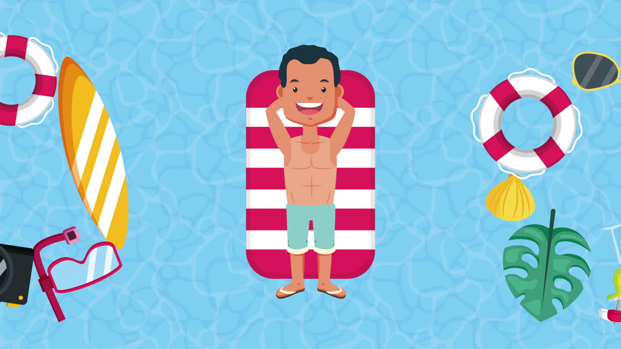 joven en el tiempo de verano personaje