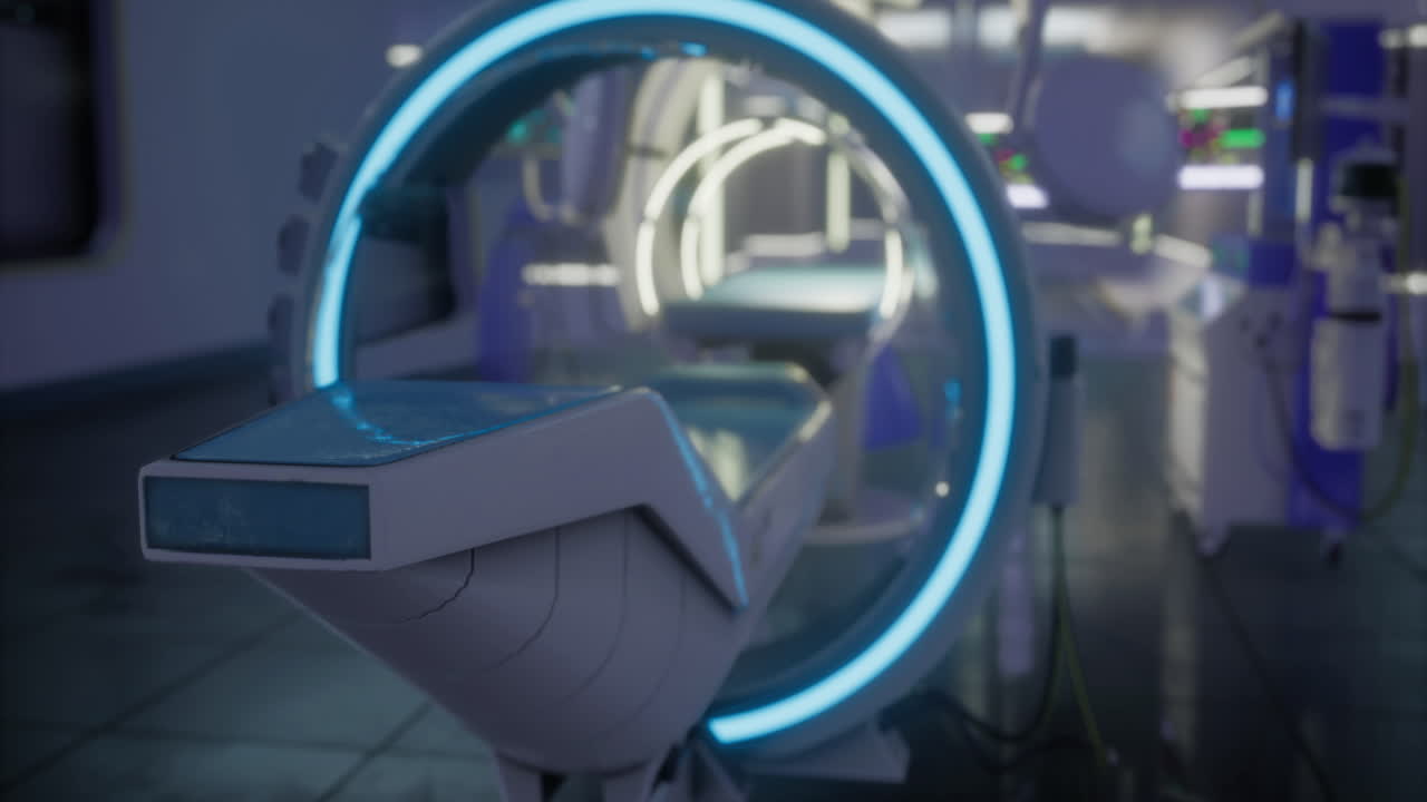 Innovative mri technology showcasing advanced medical imaging process