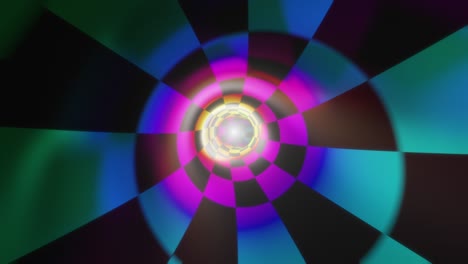 checkerboard checks chequerboard light tunnel wiggle loop