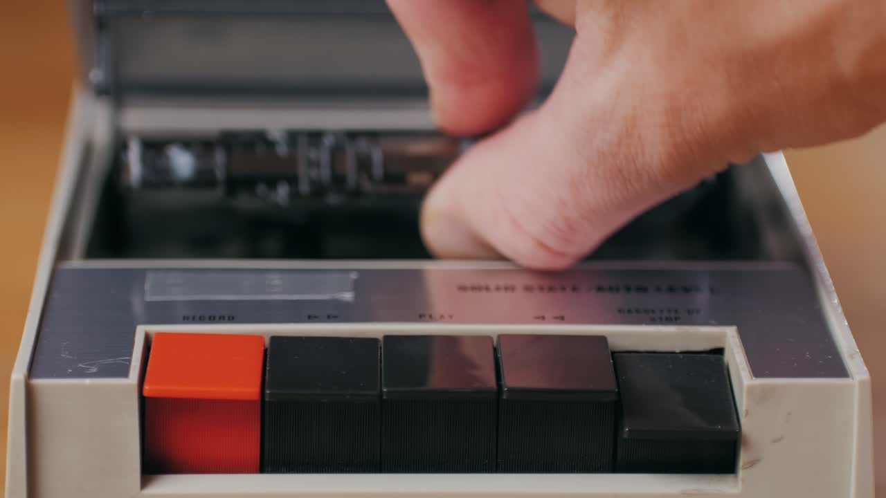 Vintage Cassette Tape Recorder