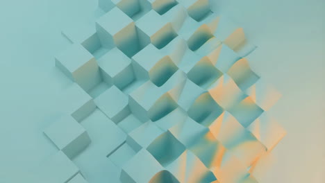 abstract geometric cube wave background