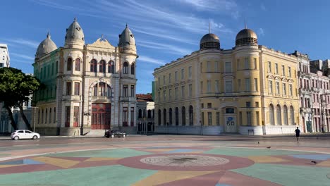 marco zero town square in recife downtown