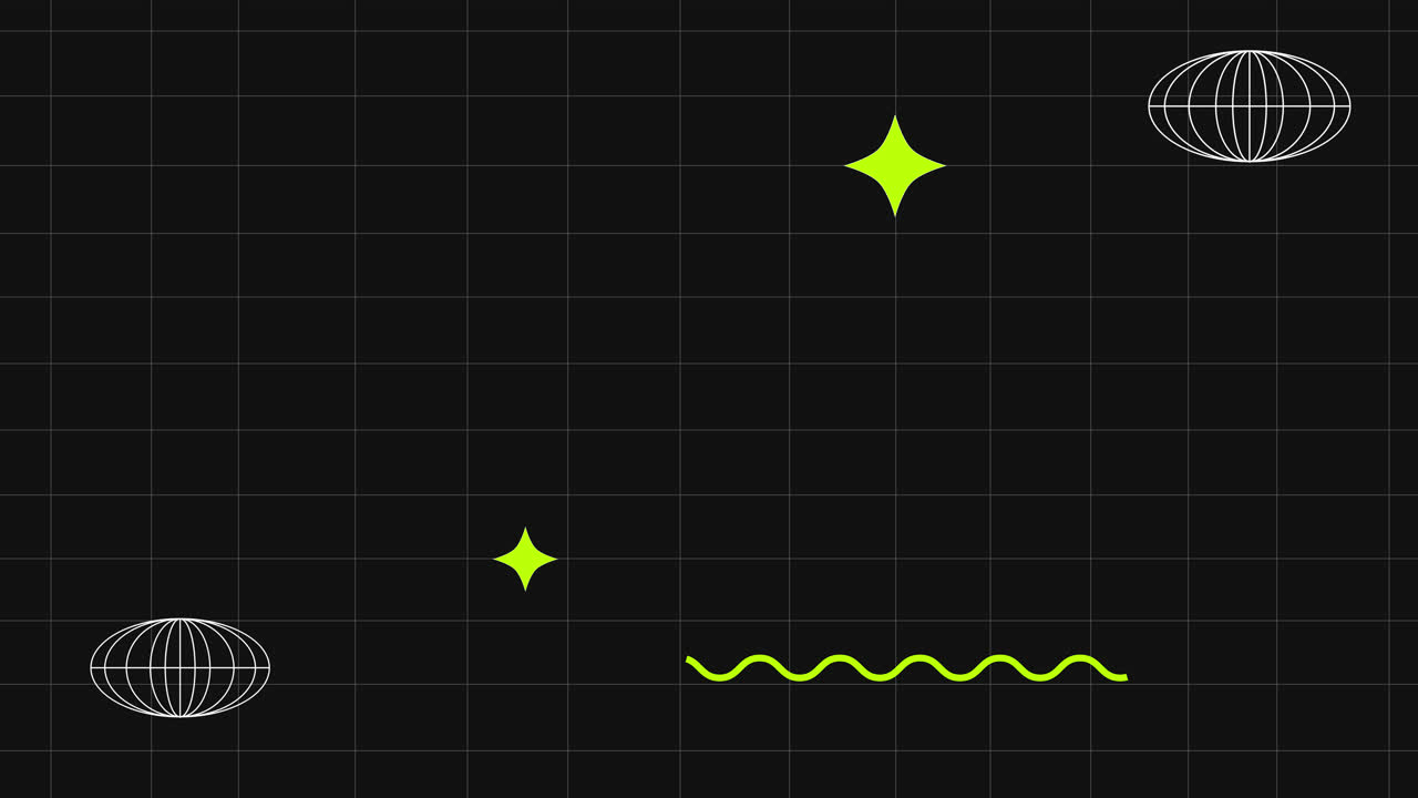 Geometric Neon Background Design