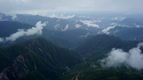 misty mountain valley scenery