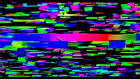 vibrant abstract digital glitch art