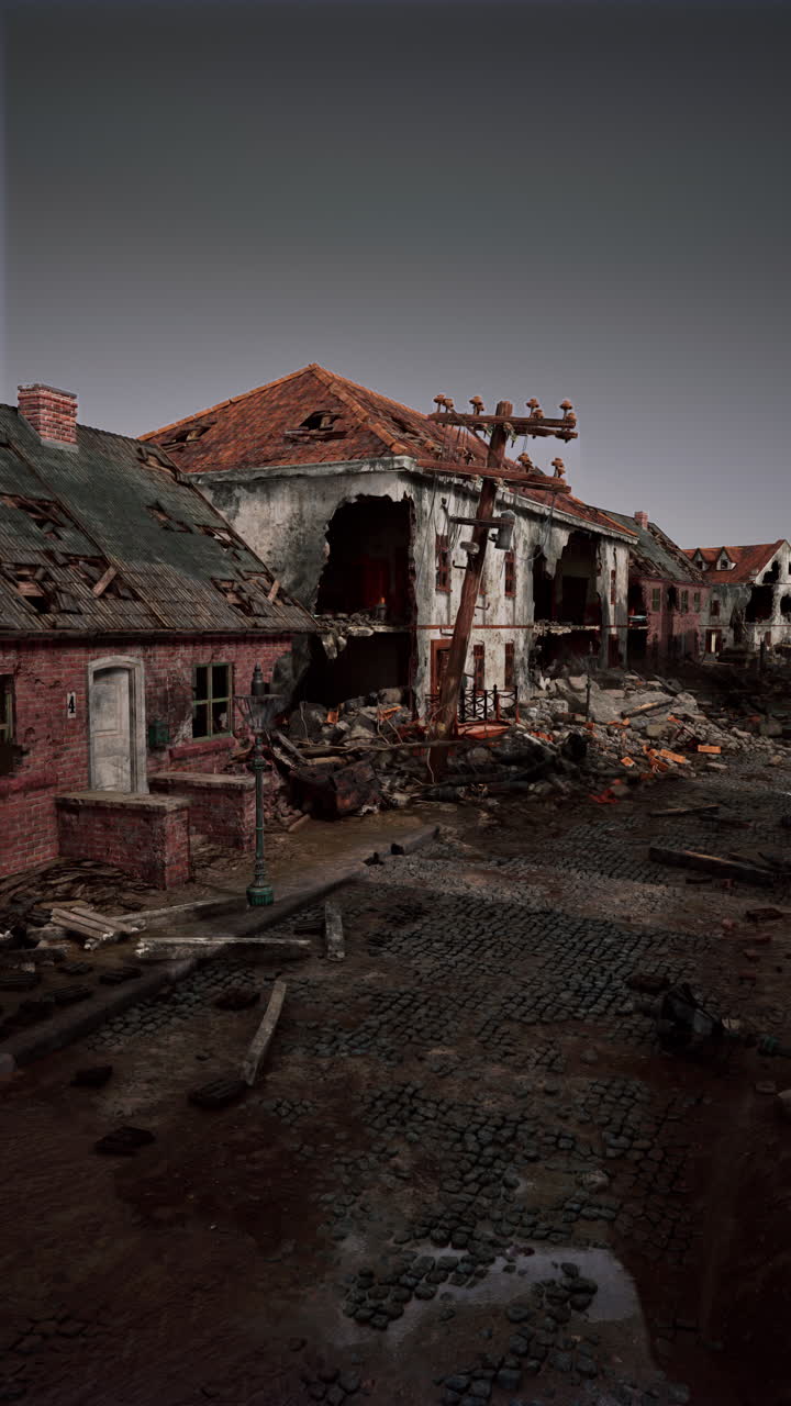 edificios en ruinas y abandonados