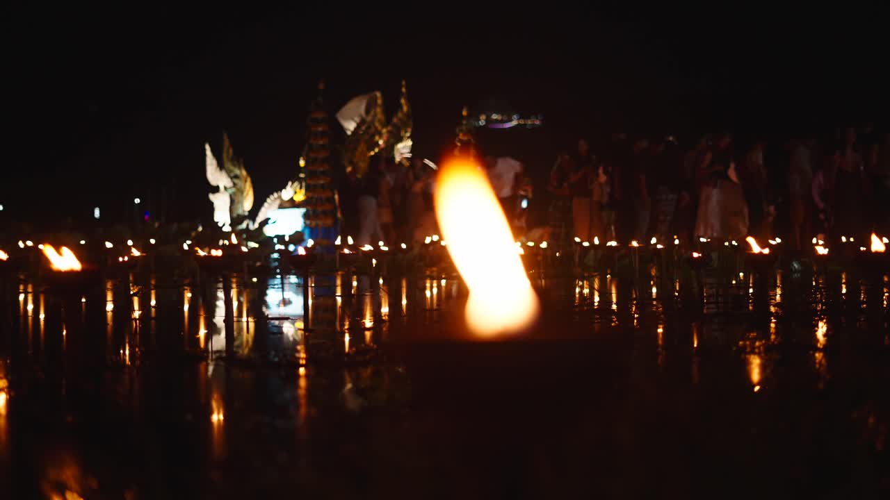 Night Festival with Floating Candles