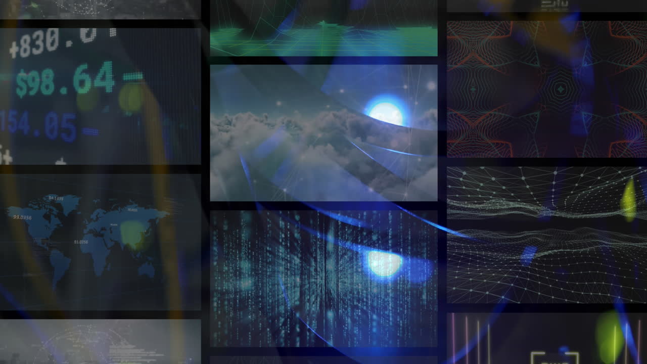 서버  ⁇ 에서 와이어를 통해 데이터 처리의 애니메이션