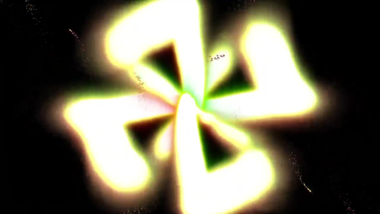 Transizione a spirale con particelle natalizie