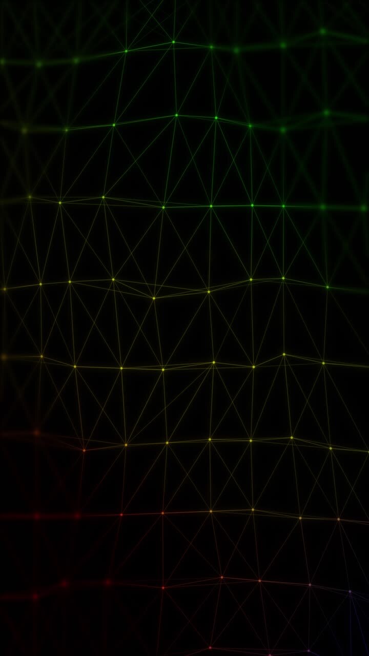 Ai cyber big data flow particles bokeh hi tech digital neural network concept of futuristic