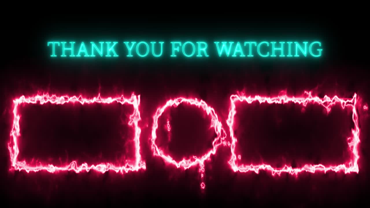 brillantes tarjetas de final de pantalla de finalización gráficos de movimiento