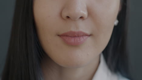 close-up of a smiling woman