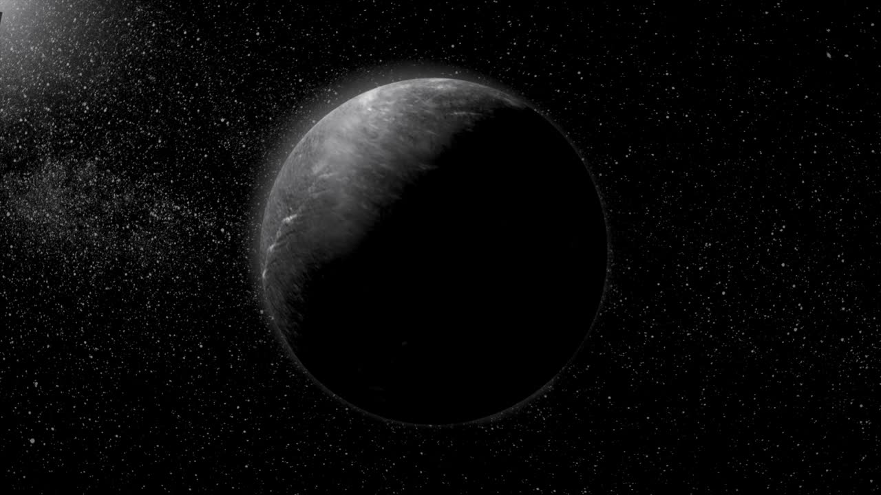 planeta gigante de gas. belleza del espacio profundo. miles de millones de galaxias en el universo. increíblemente hermoso. ganímedes