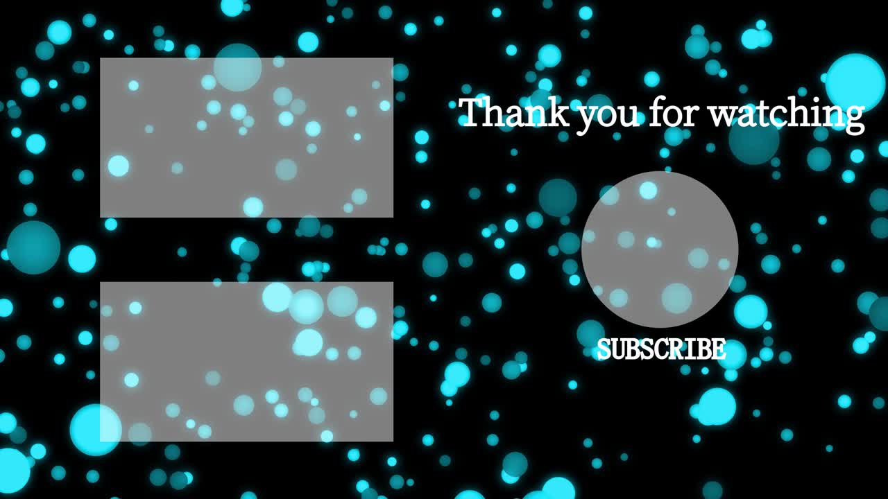 곡물 점 이동 끝 카드 끝 화면 모션 그래픽