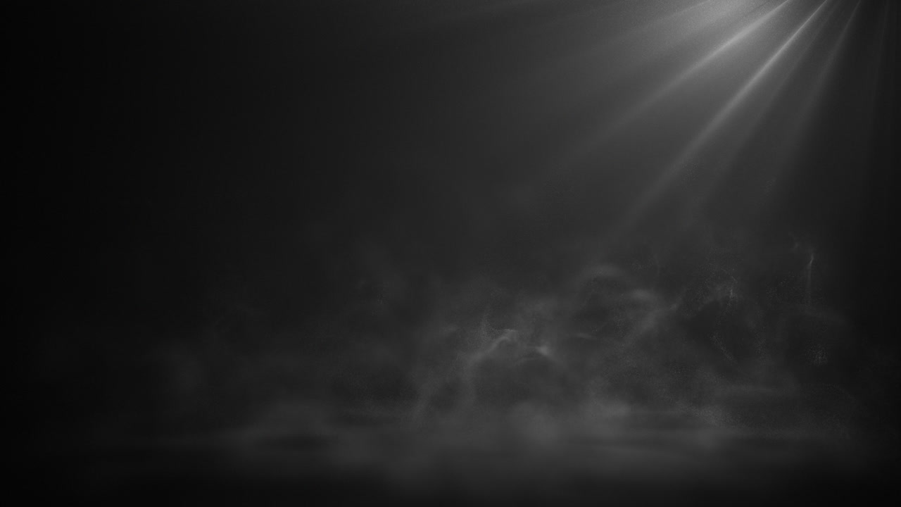 Fantasy Light Beams in Darkness