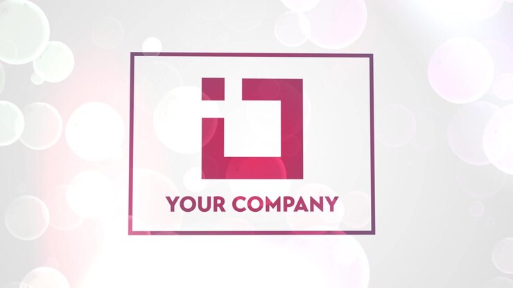 Özelleştirilebilir Metin ile Minimalist Kurumsal Logo Tanıtım Animasyonu