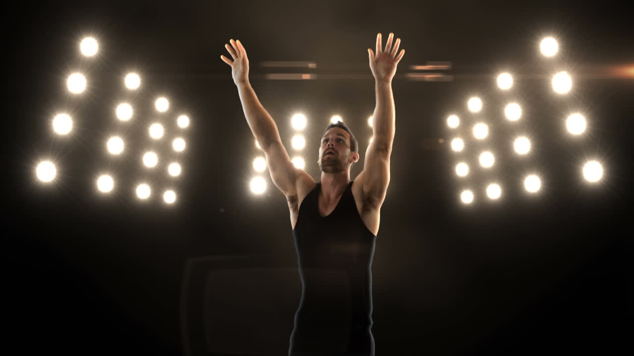 Young man playing basketball 