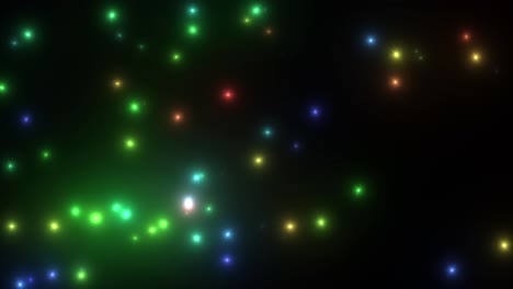 abstractas luces brillantes de colores