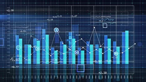 Data Chart Growth Chart Blue 03