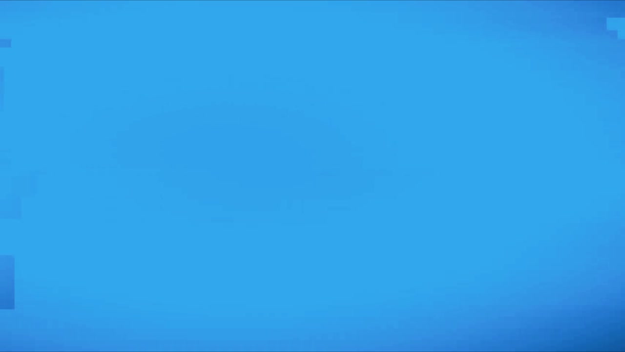 Abstract Digital Glitch Effect with Blue Light Transitions