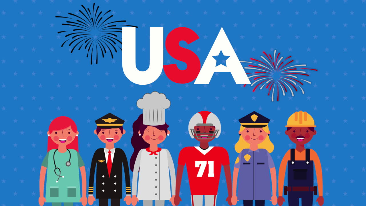 노동자 그룹과 함께 노동자의 날 축하