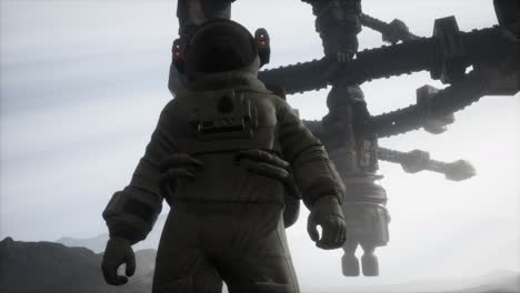 astronaut-on-another-planet-with-dust-and-fog