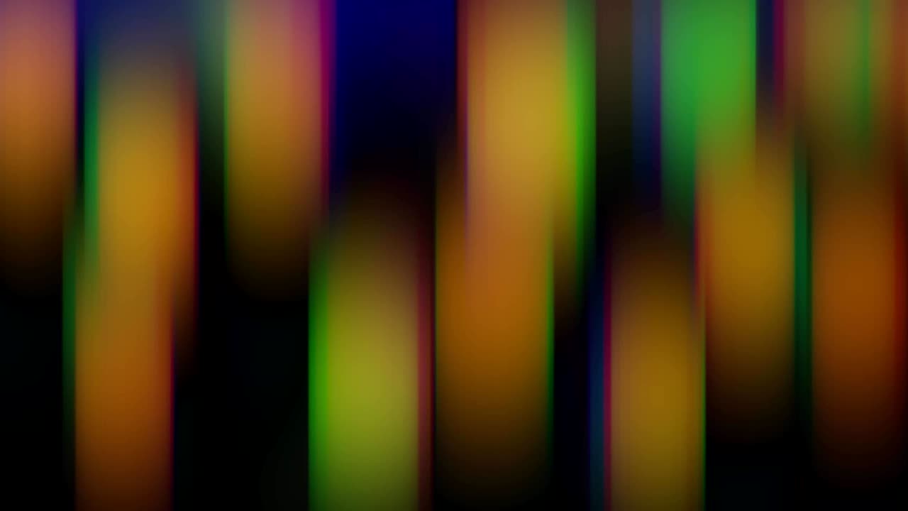 verzerrte und verschwommene bewegung vielfarbiger heller lichter