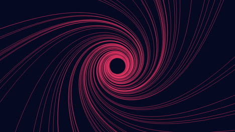 dynamic red line vortex swirls in captivating motion