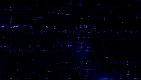 abstracto digital vertical y horizontal líneas eléctricas azules movimiento de fondo, bucle sin costuras animación lista