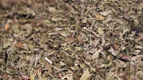 dried herbs close-up