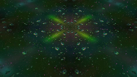 la animación abstracta, el fondo líquido, la hermosa película de pintura digital, la película de fondo abstracto, el video de stock de animación de kaleidoscopio.