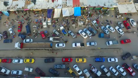 imágenes aéreas de la ciudad de samarra, irak