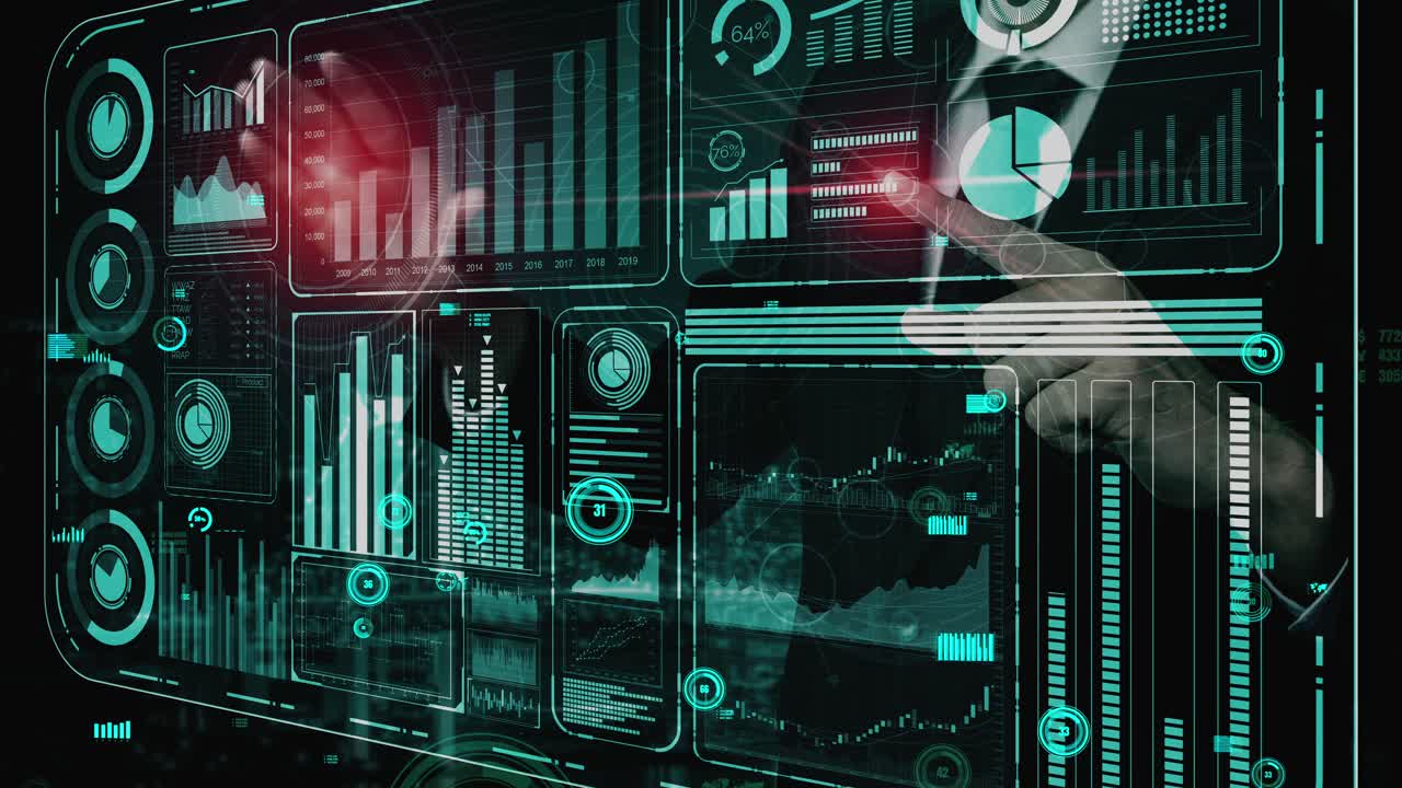 Big Data Technology for Business Finance conceptual.