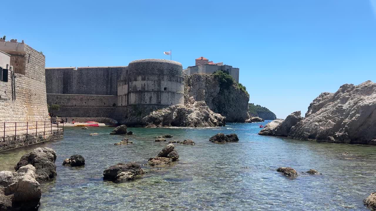 Dubrovnik croatia city castle walls old town balkans