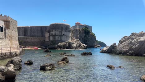 dubrovnik croatia city castle walls old town balkans