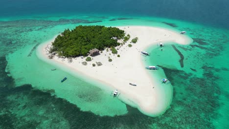 Luftpanoramablick-Auf-Das-Riff-Rund-Um-Die-Insel-Balabac-In-Patawan