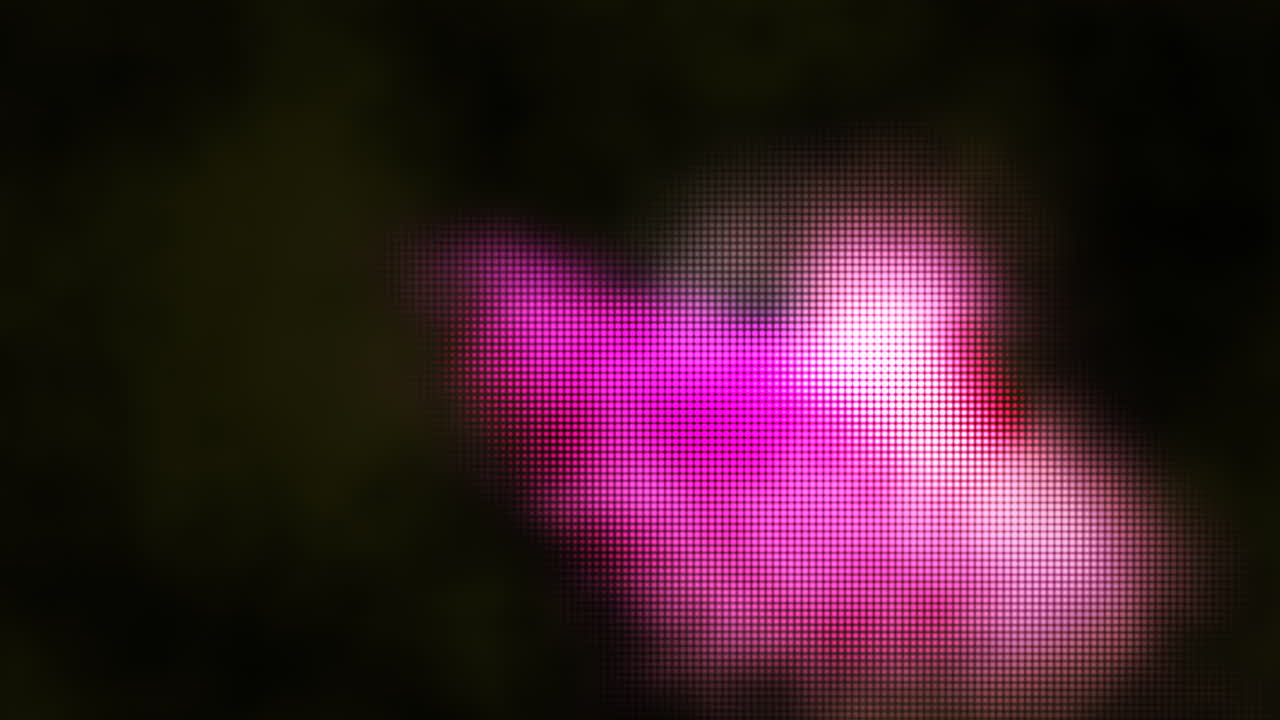 Motion colorful neon dots with abstract background