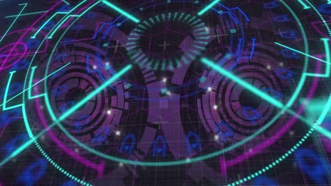 Animation-of-data-processing-over-scopes-scanning