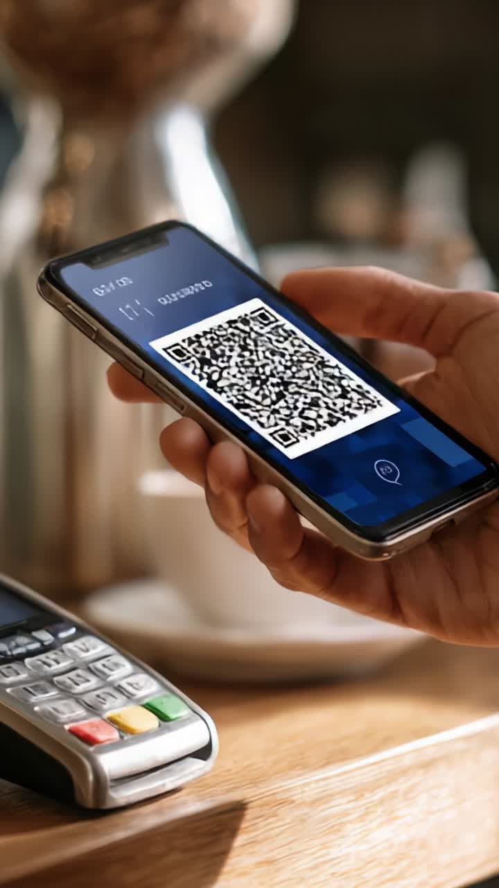 Modern Payment Solutions: A Close-Up of a Hand Holding a Smartphone ...