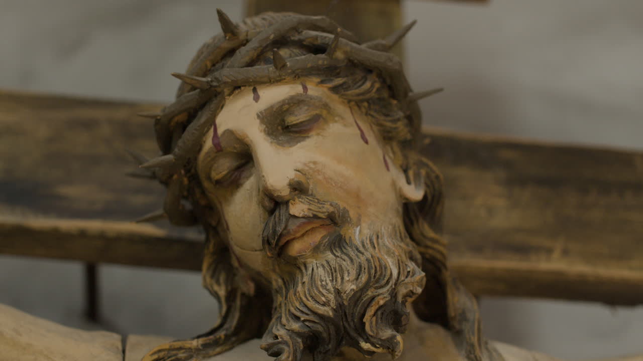 Sculpture of Jesus Christ on the Cross