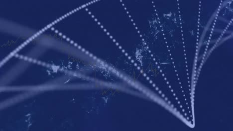 Animation-of-data-processing-over-dna-strand-spinning