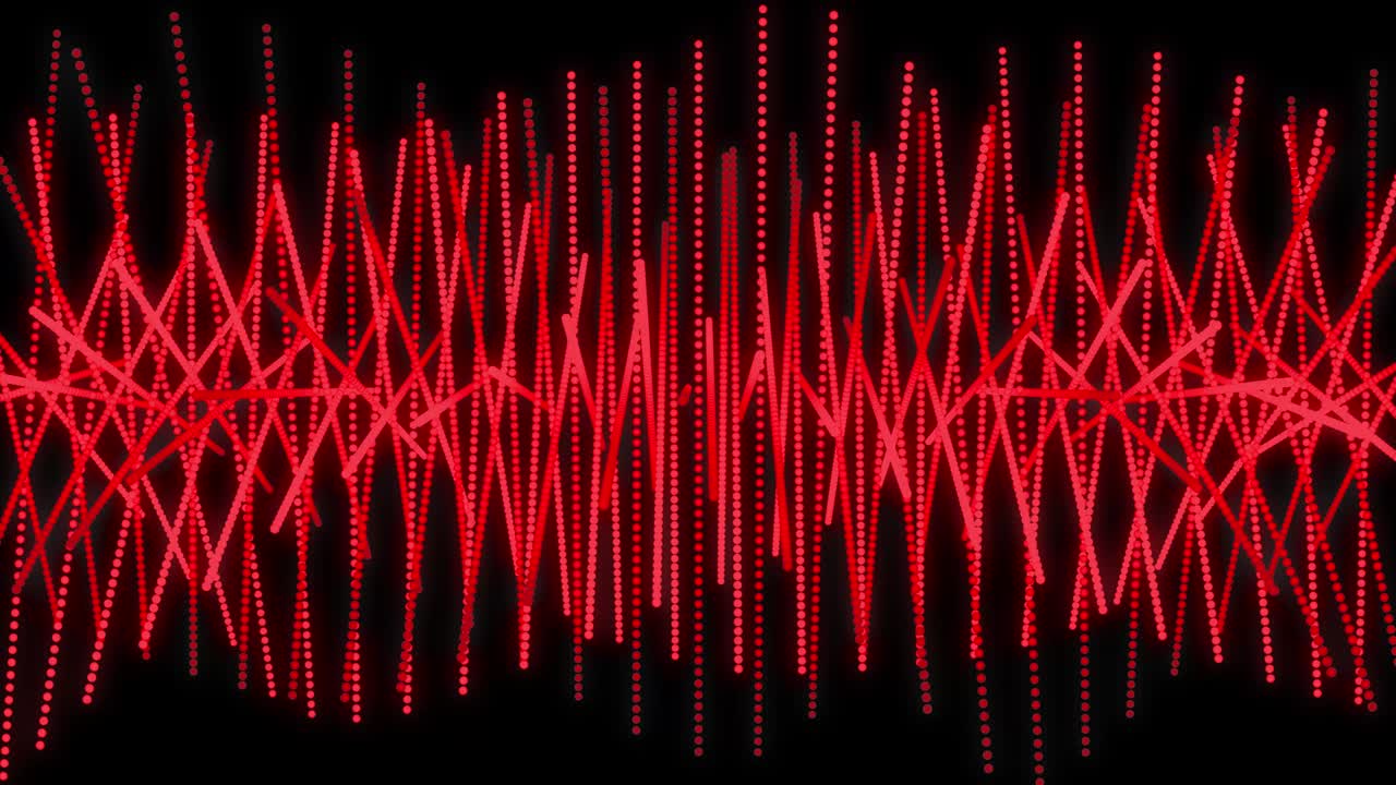 cambio de color del arco iris animación de patrón de forma de punto