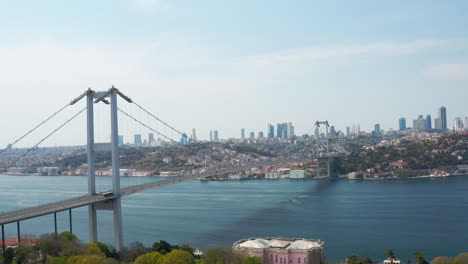 istanbul bosphorus bridge quarantine aerial view 10